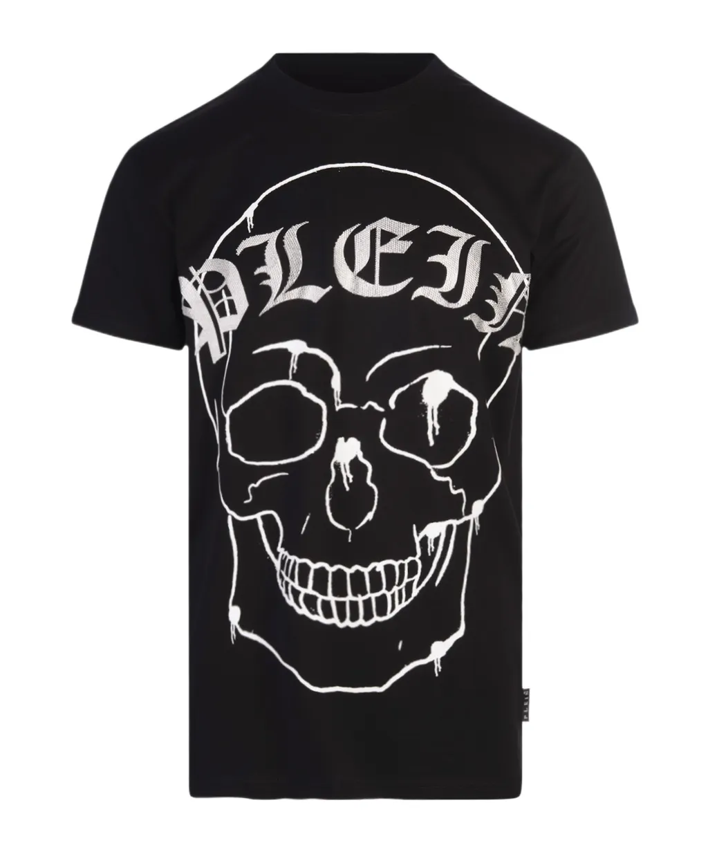 Skull Printed Round Neck Ss T-Shirt