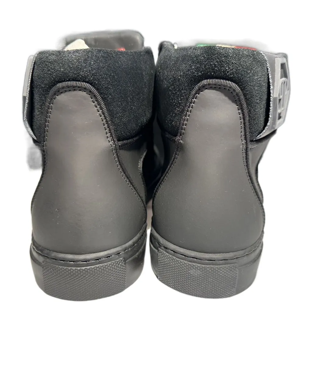 High-Top Lace-Up Sneakers