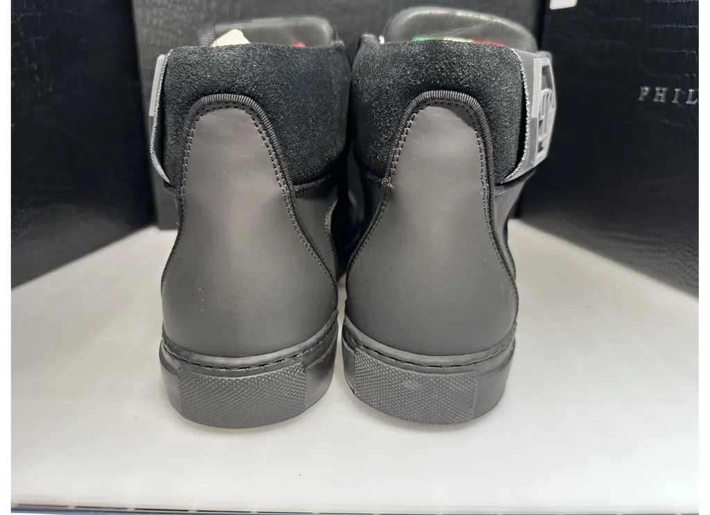 High-Top Lace-Up Sneakers