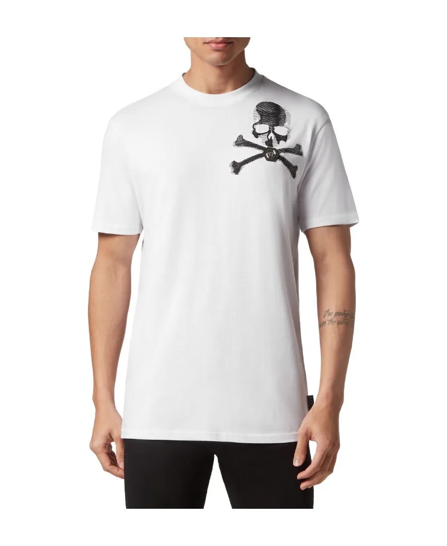 Logo Plaque Crewneck T-Shirt