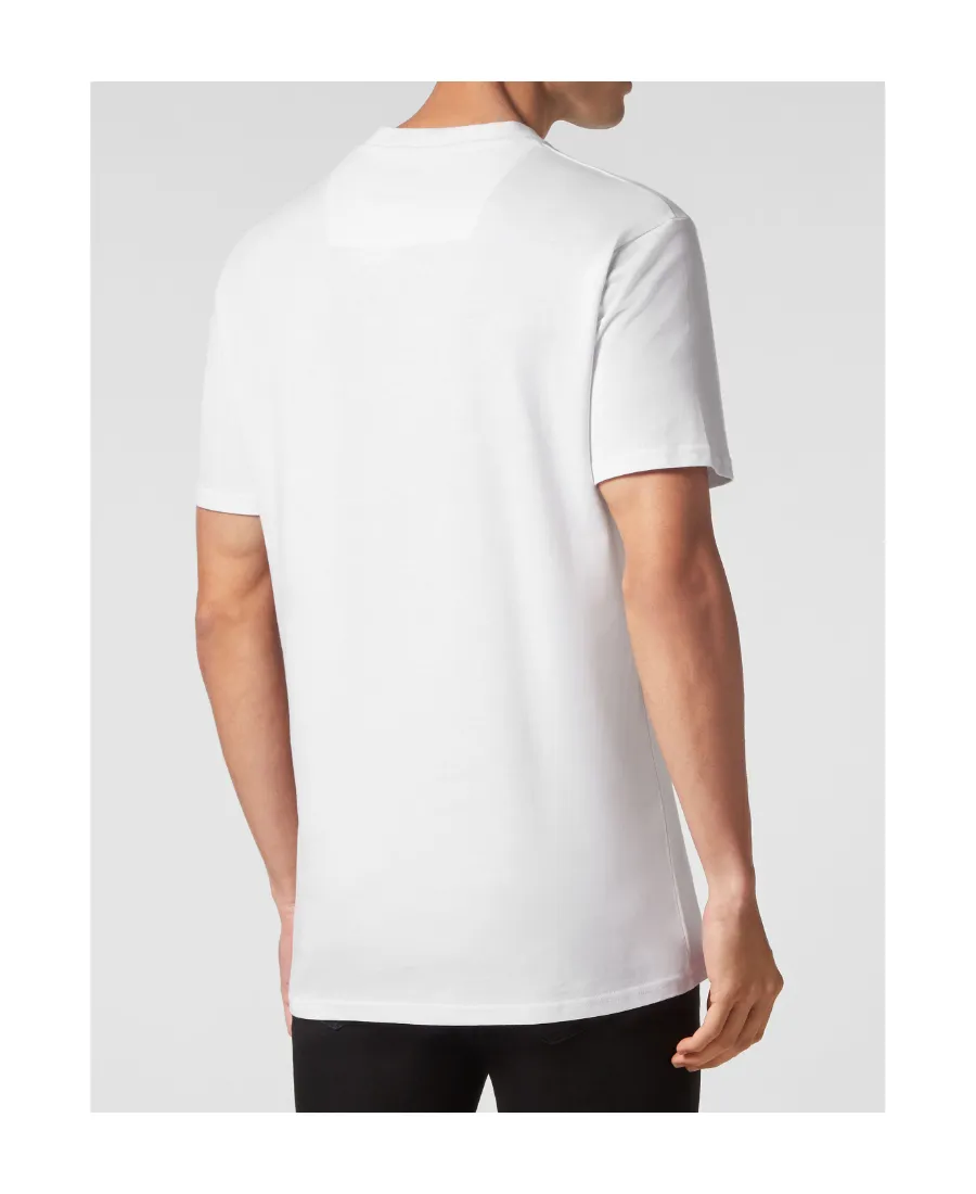 Logo Plaque Crewneck T-Shirt