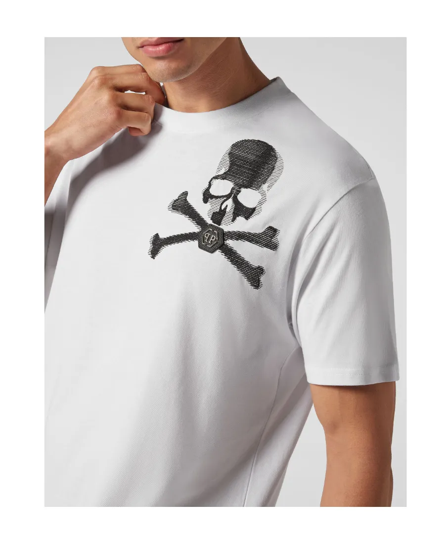 Logo Plaque Crewneck T-Shirt