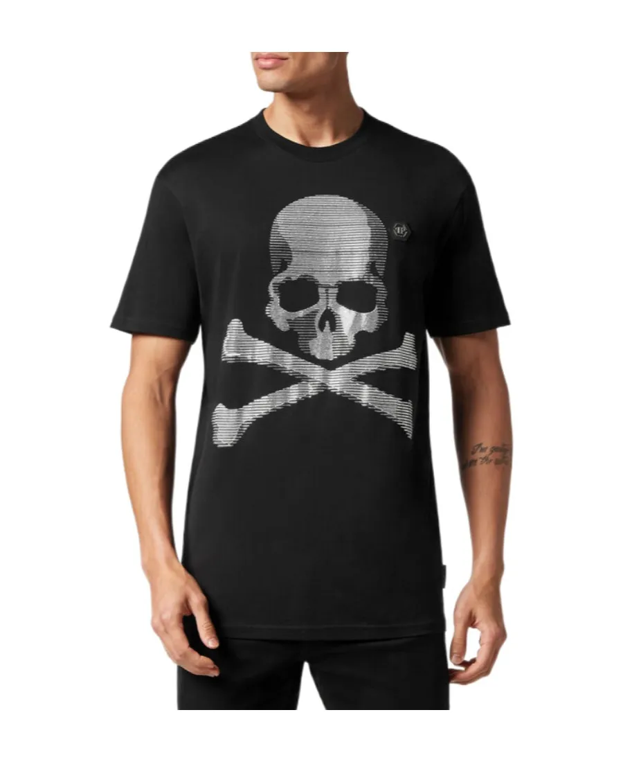 Skull Printed Crewneck T-Shirt