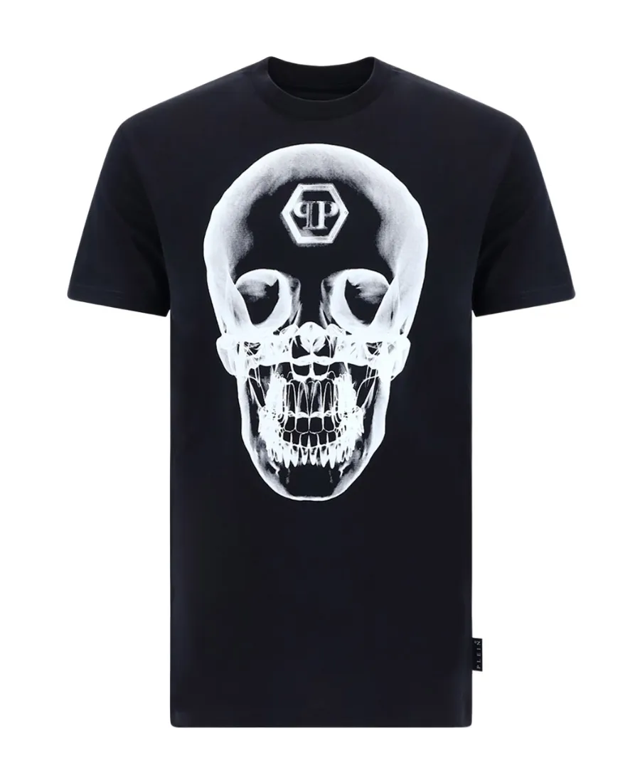 Skull Printed Crewneck T-Shirt