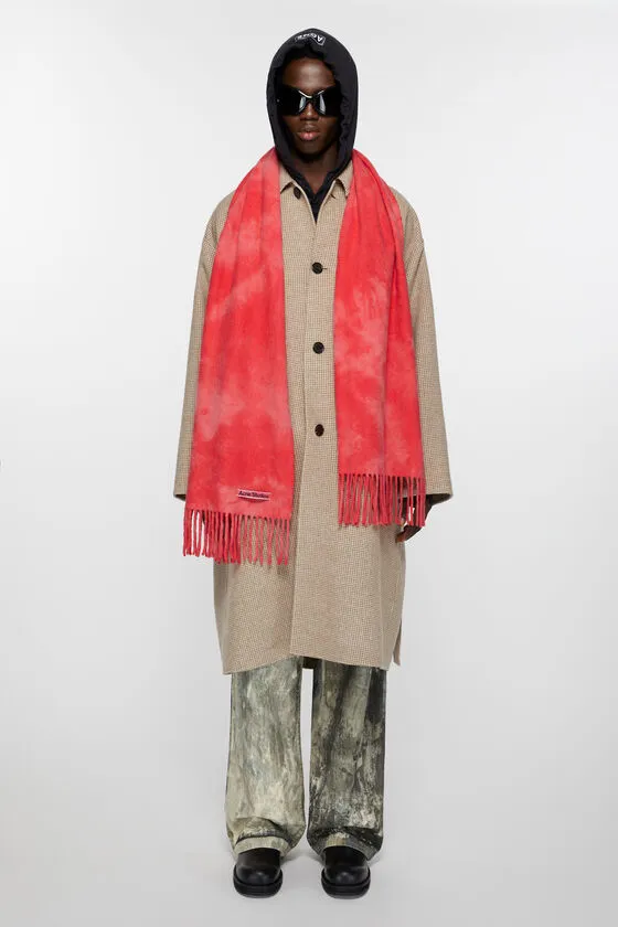 Tie-Dye Logo Patch Scarf