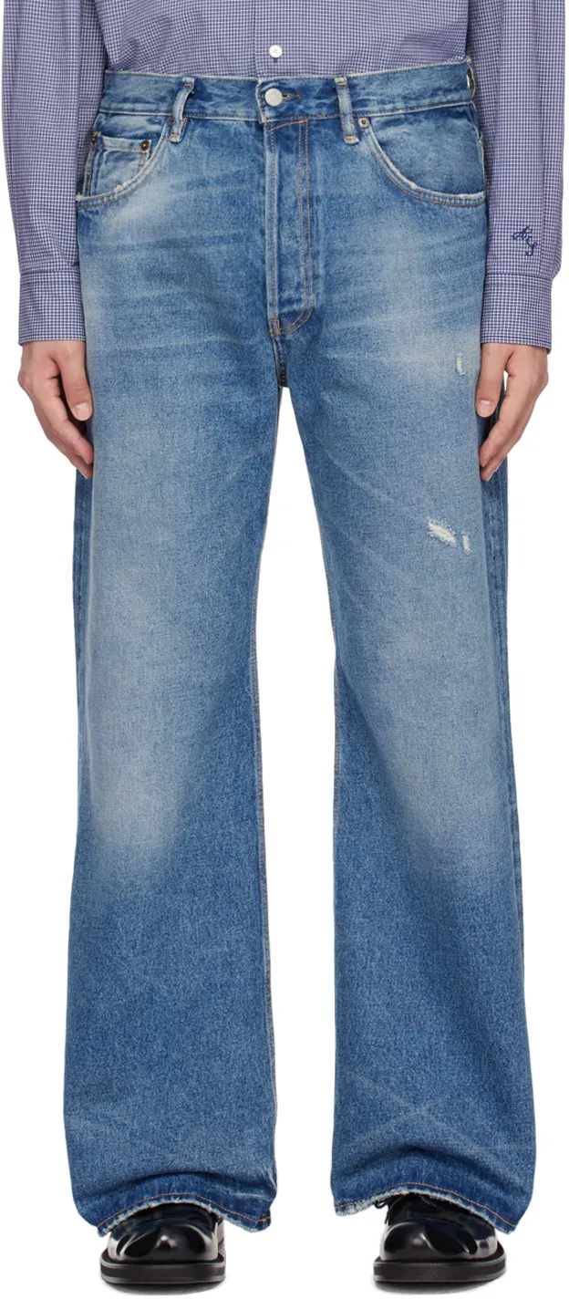 2021M Straight-Leg Loose-Fit Jeans