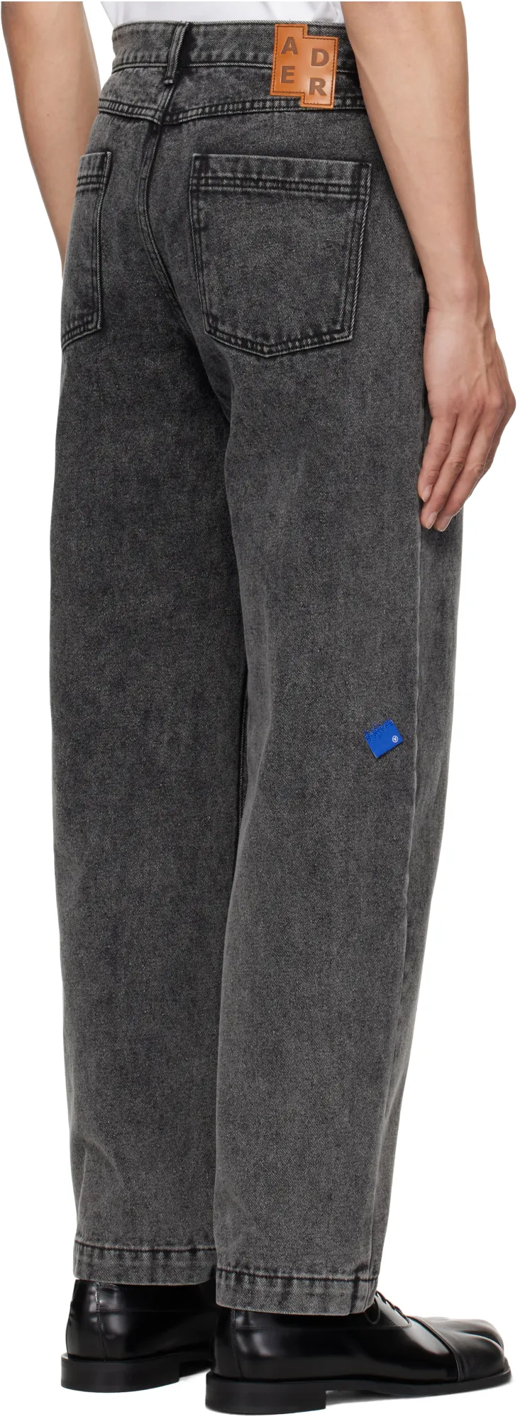 Denim Trousers With Belt Loops