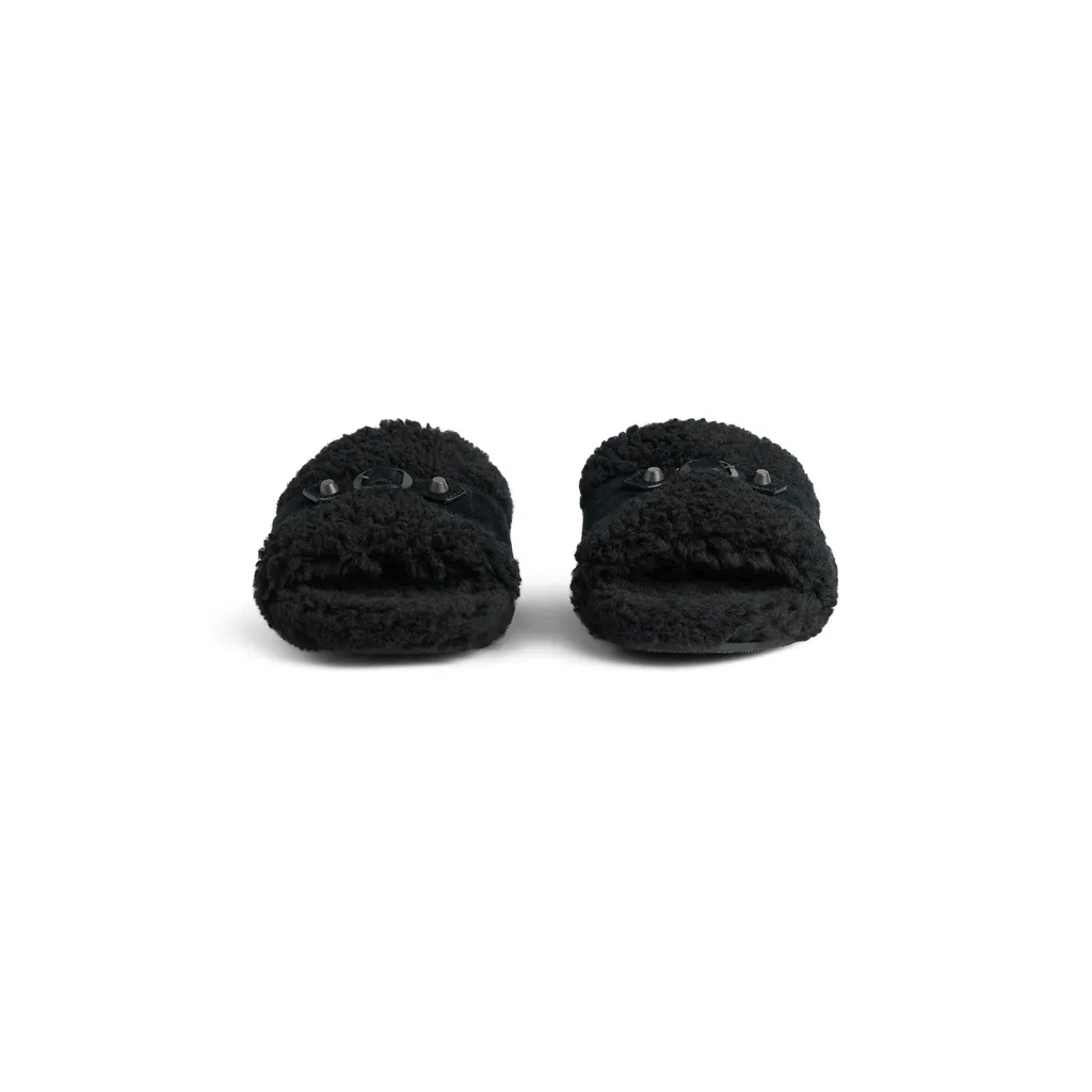 Furry Slide Sandal