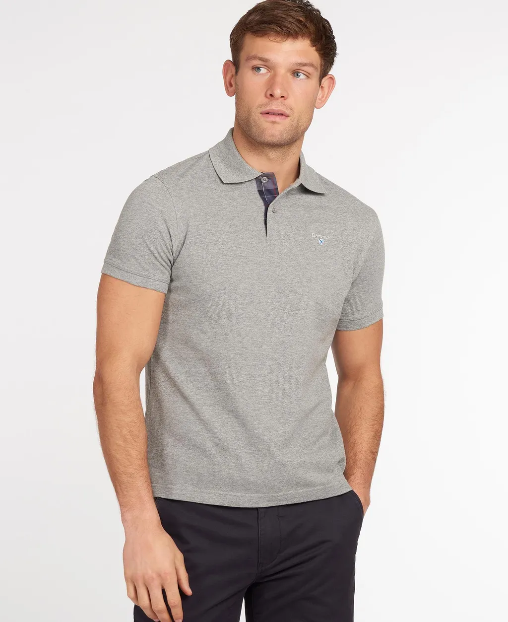 Logo Embroidered Short-Sleeved Polo Shirt