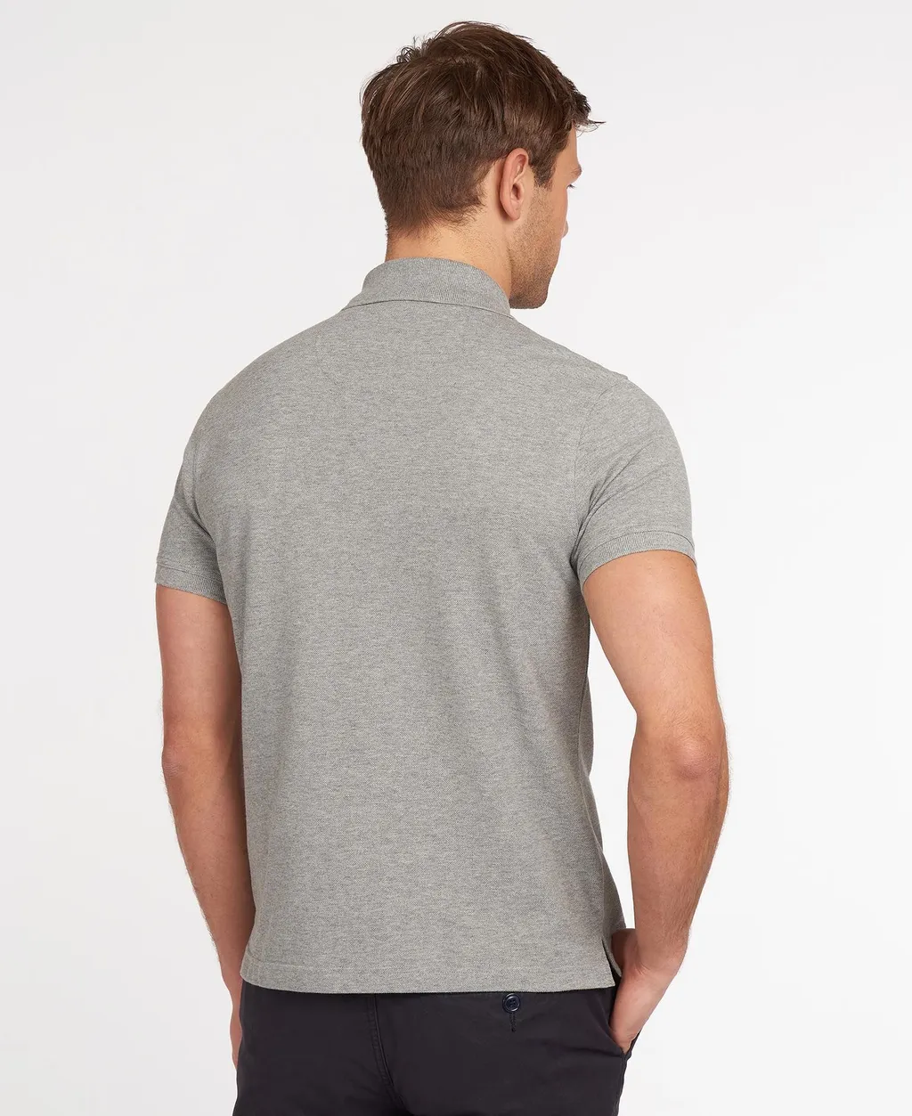 Logo Embroidered Short-Sleeved Polo Shirt