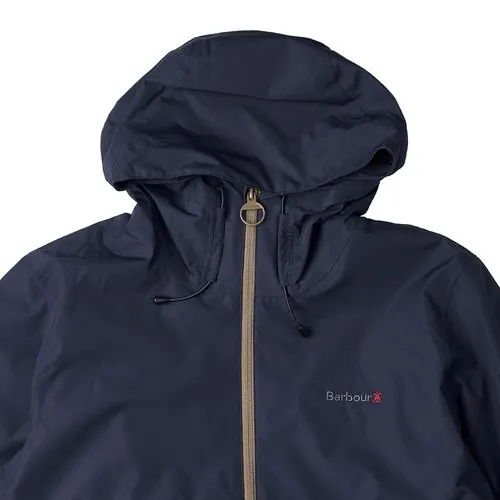 Logo-Embroidered Hooded Jacket