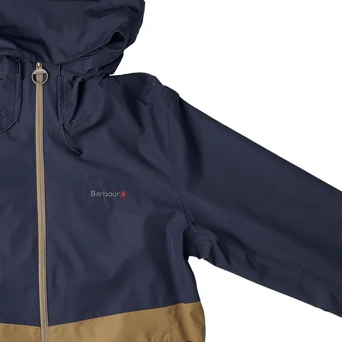Logo-Embroidered Hooded Jacket