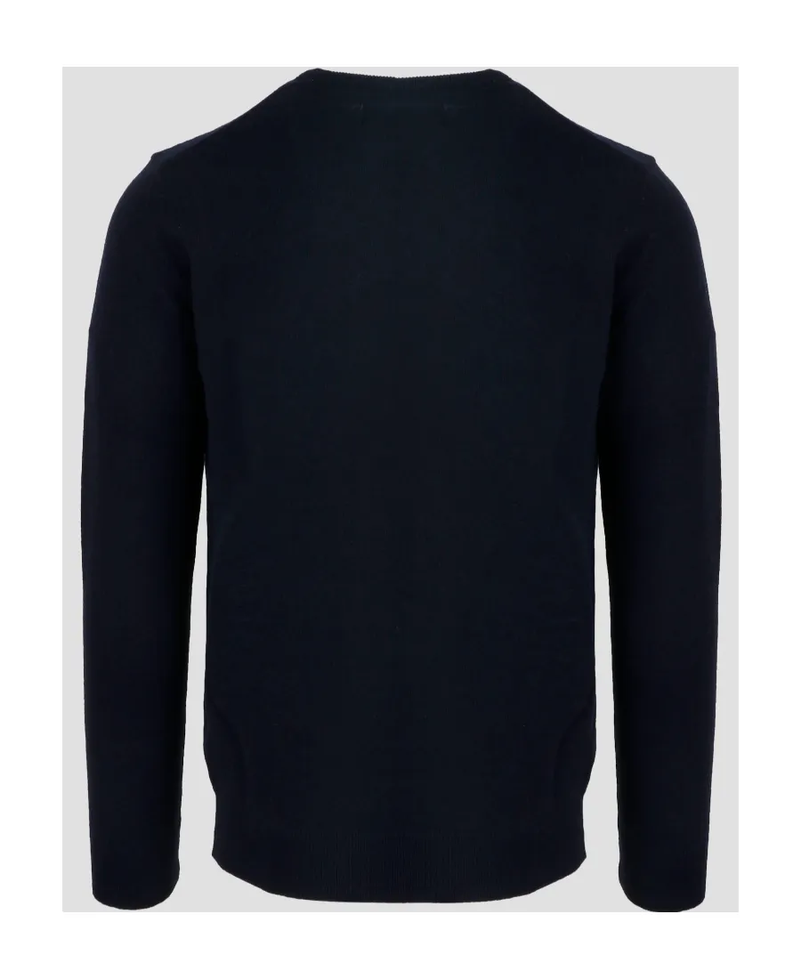 Logo Embroidered Crewneck Knitted Jumper