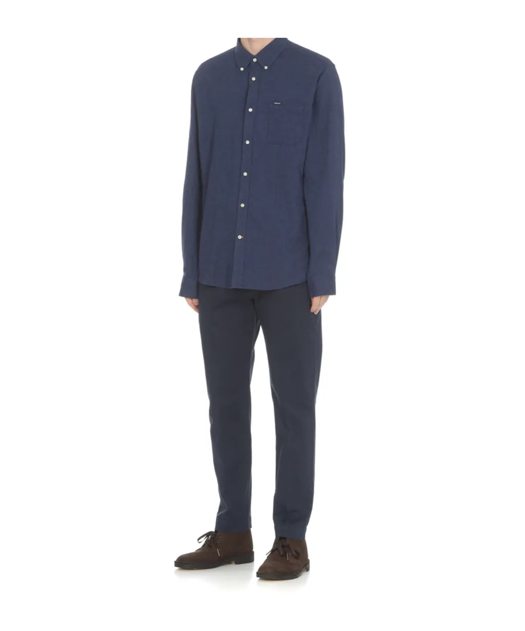 Buttoned Long-Sleeved Shirt
