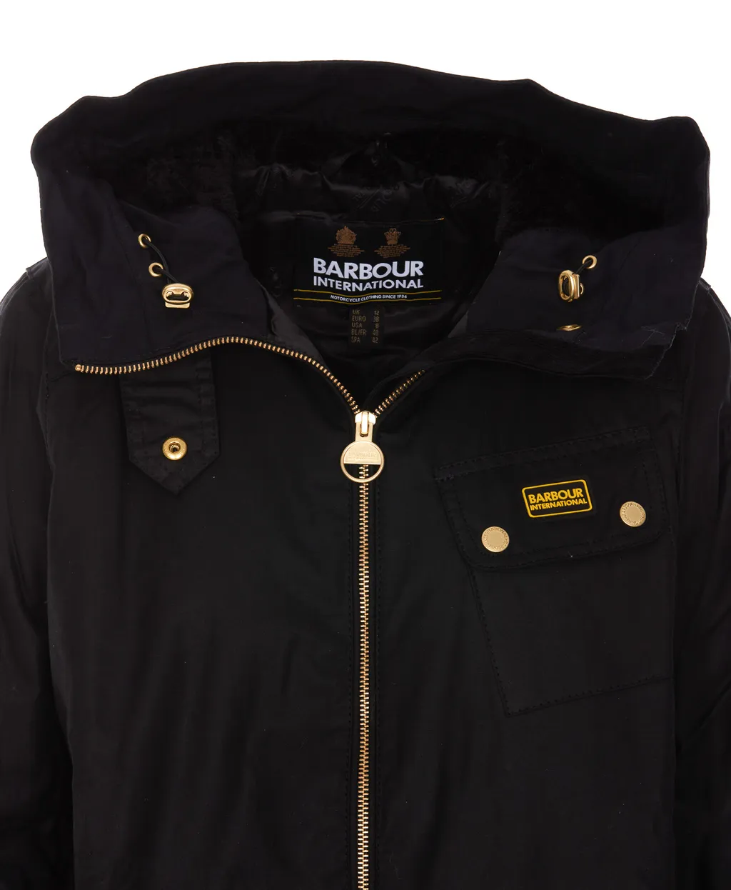 Monaco Zip-Up Hooded Wax Coat
