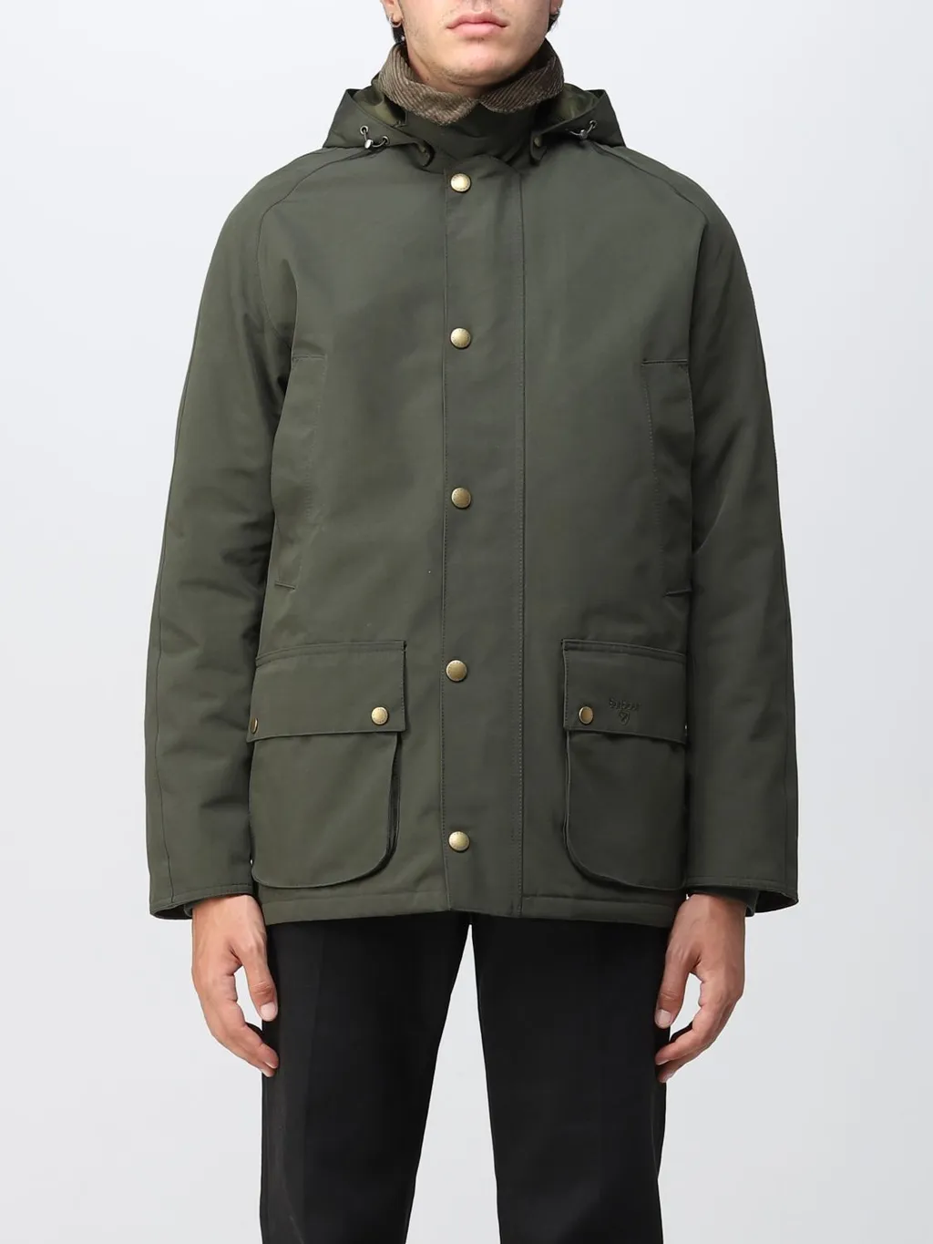 Button-Up Hooded Jacket