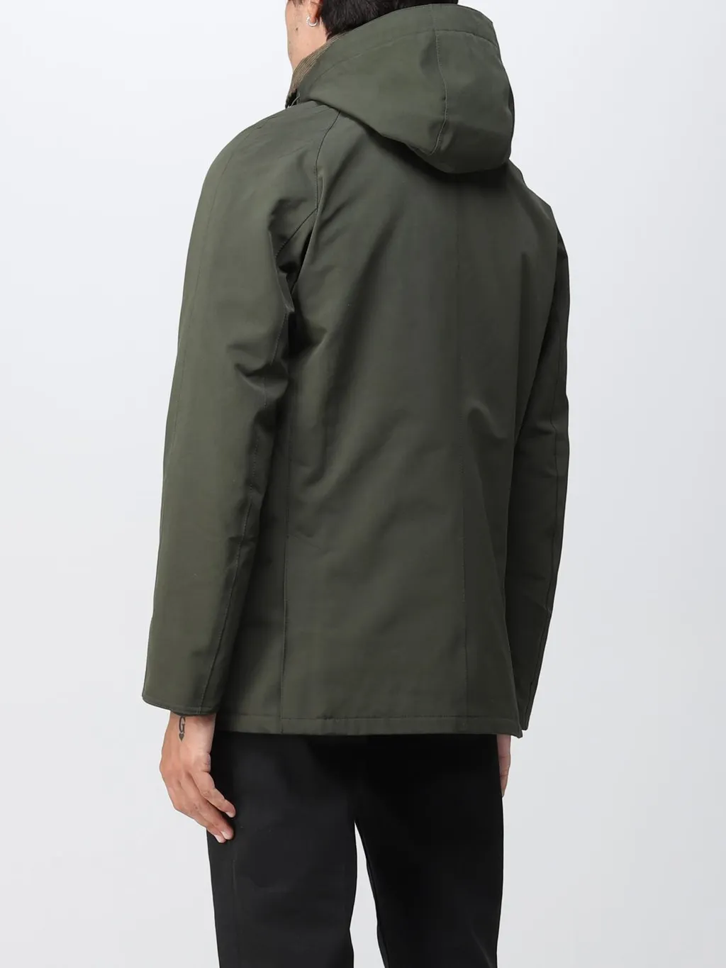 Button-Up Hooded Jacket