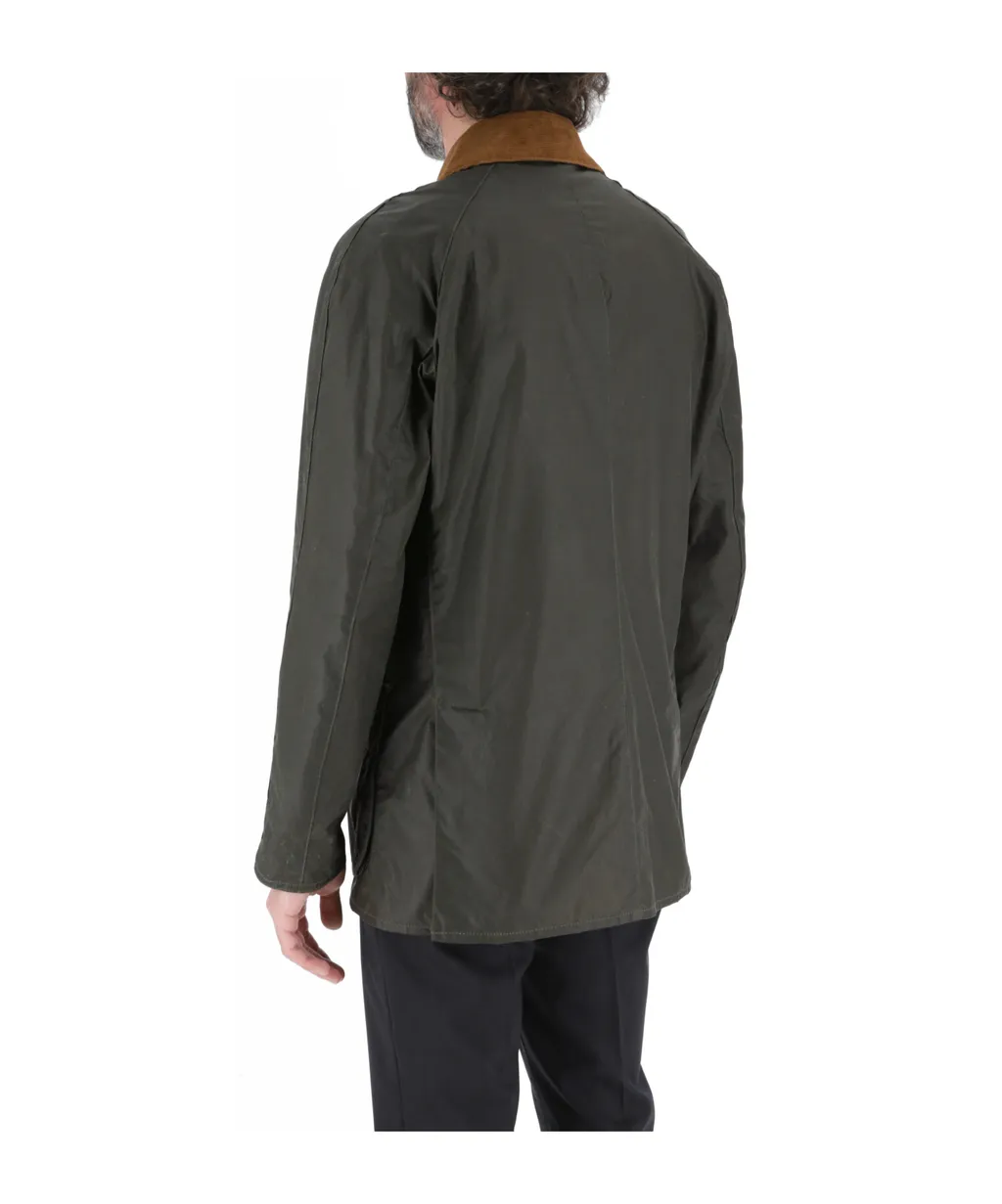 Contrasting-Collar Detail Jacket