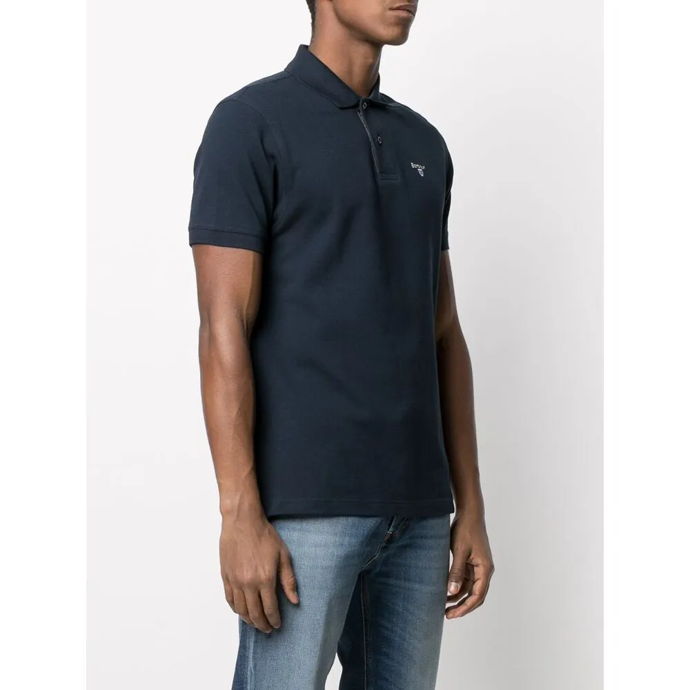 Logo Embroidered Short-Sleeved Polo Shirt