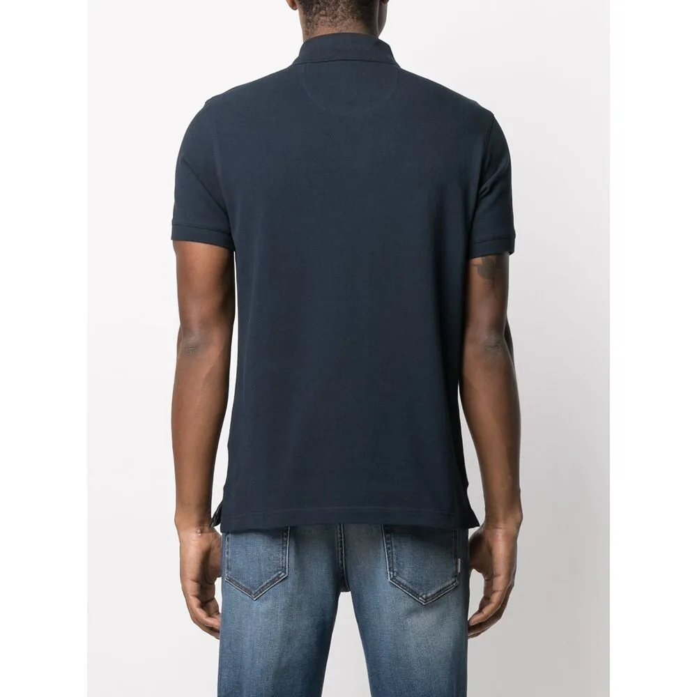 Logo Embroidered Short-Sleeved Polo Shirt