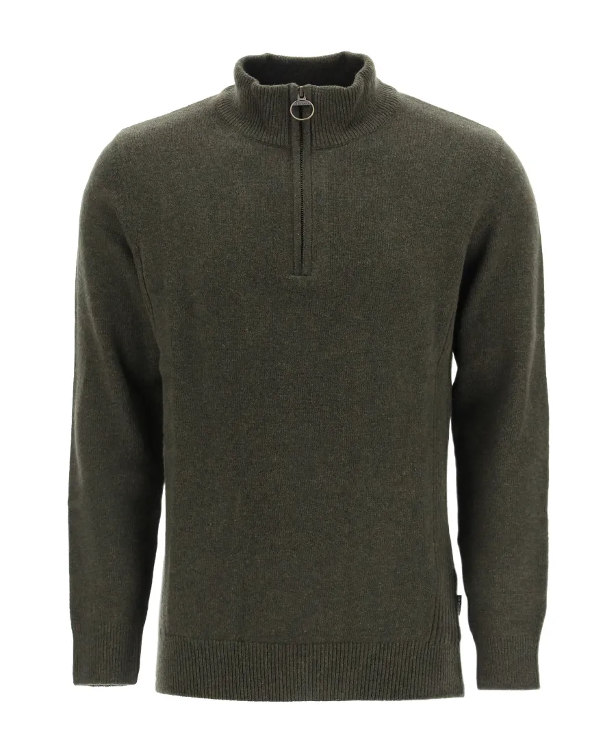 High-Neck Knitted Jumper