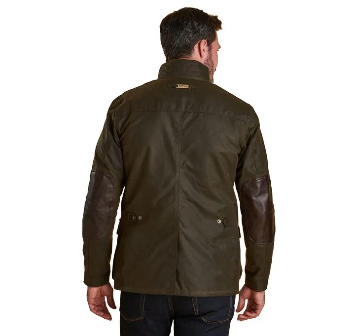 High-Neck Button-Up Jacket
