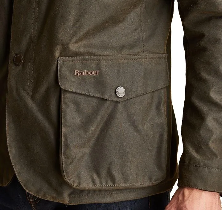 High-Neck Button-Up Jacket
