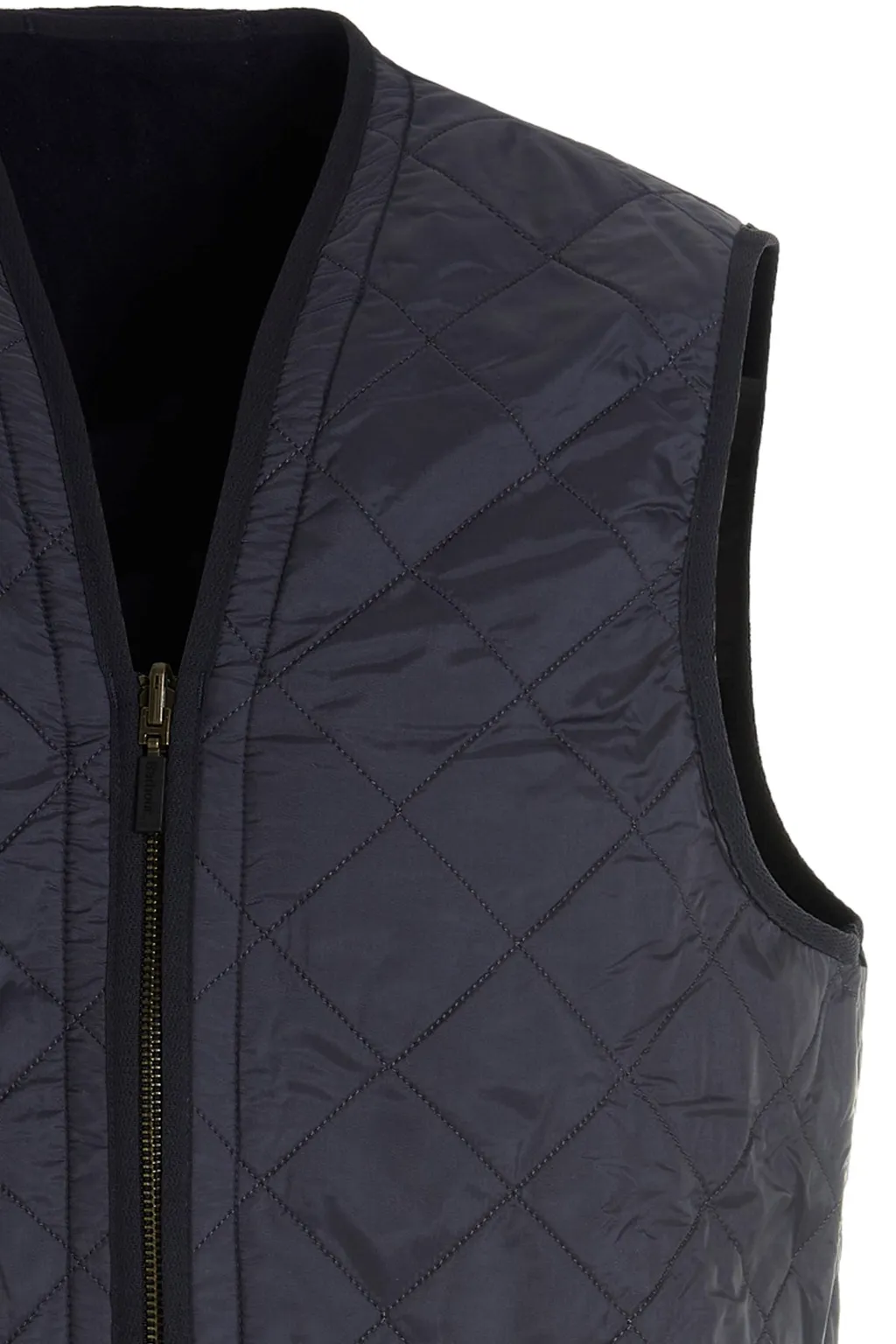 Reversible Quilted Zipped Gilet