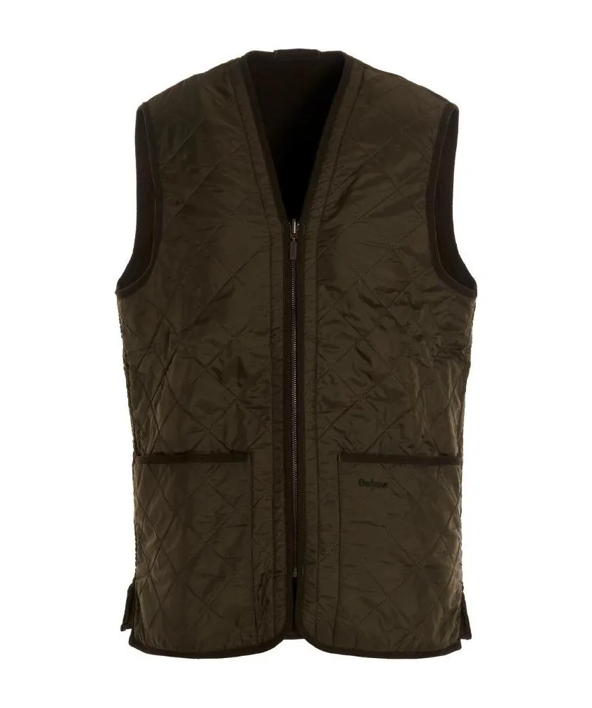 Reversible Quilted Zipped Gilet