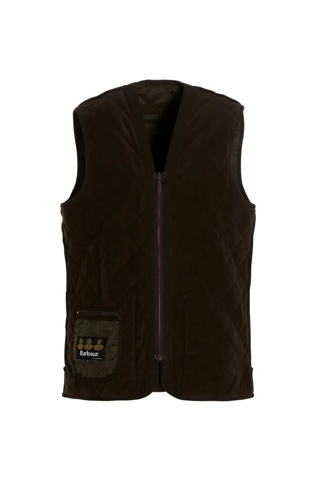 Reversible Quilted Zipped Gilet