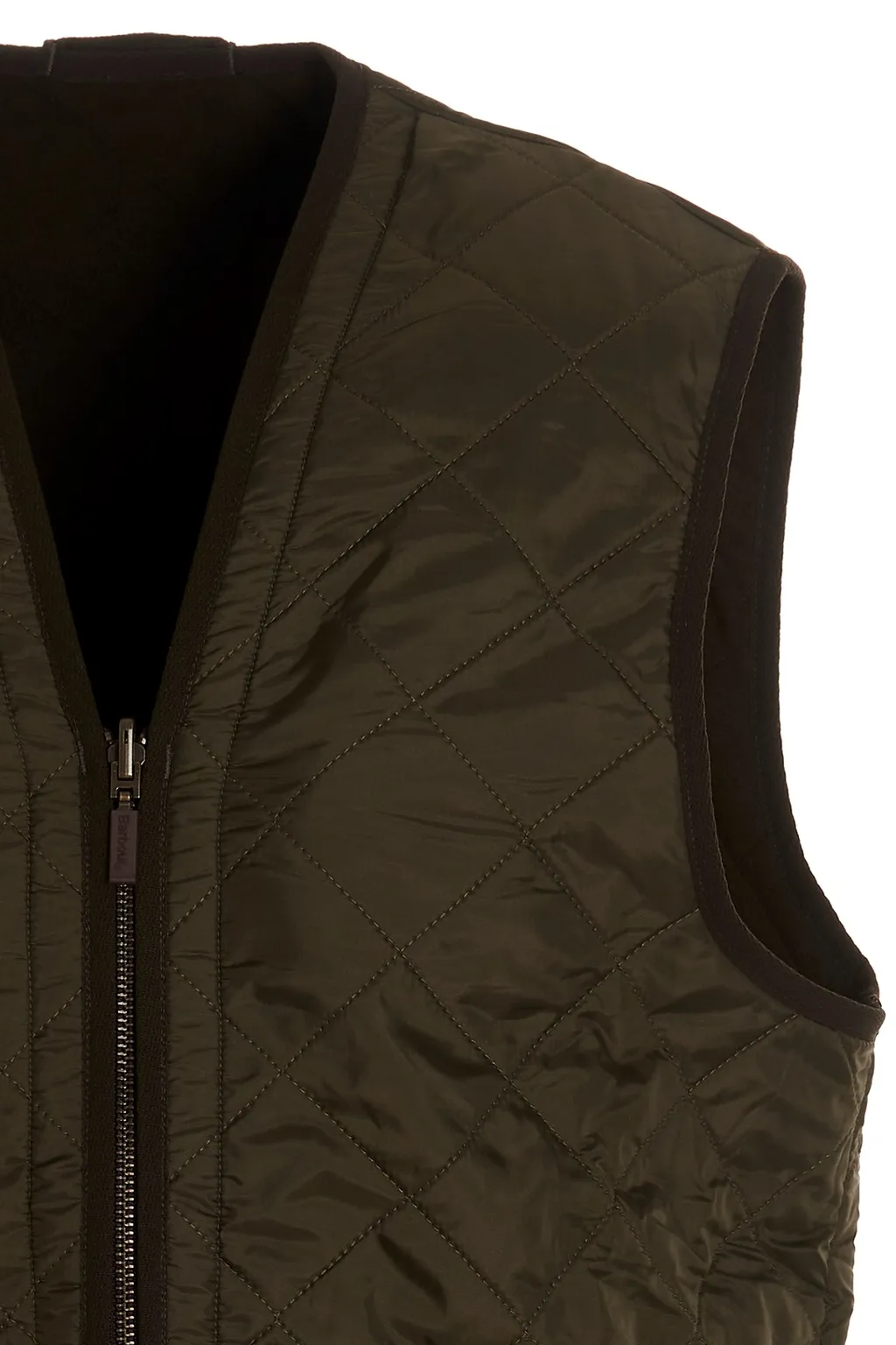 Reversible Quilted Zipped Gilet