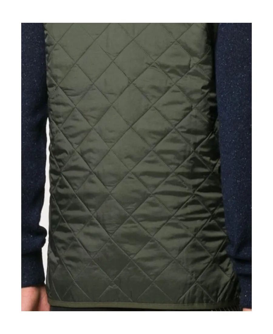 Reversible Checkered Zip-Up Gilet