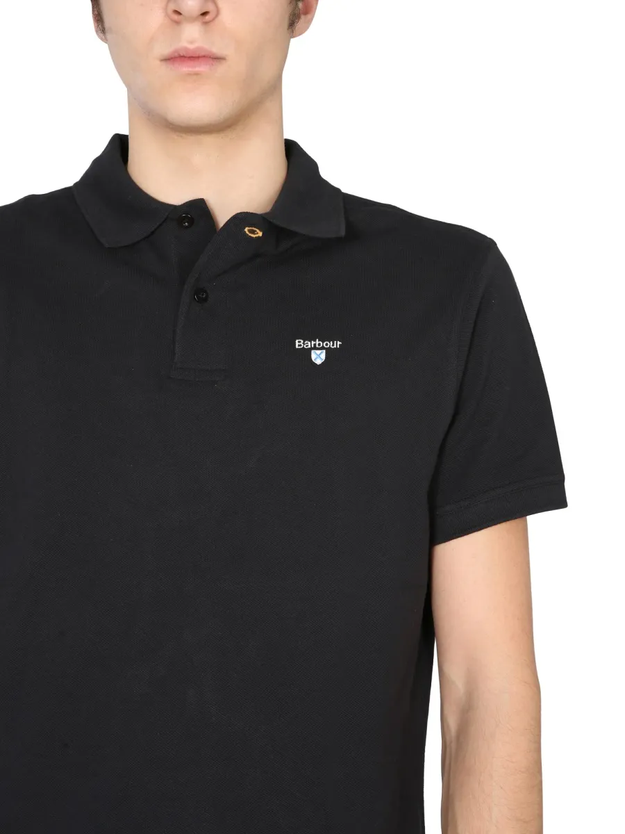 Logo Embroidered Polo Shirt