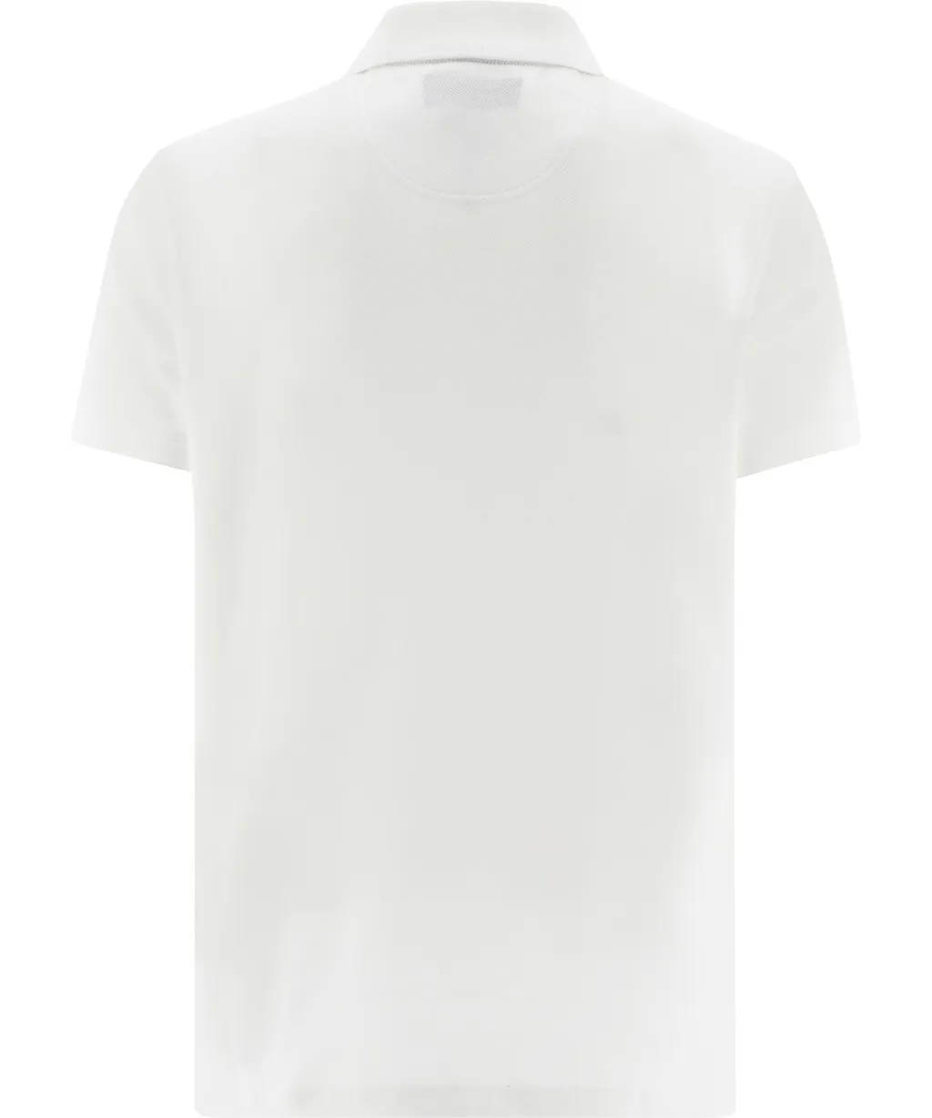 Logo Embroidered Short-Sleeved Polo Shirt
