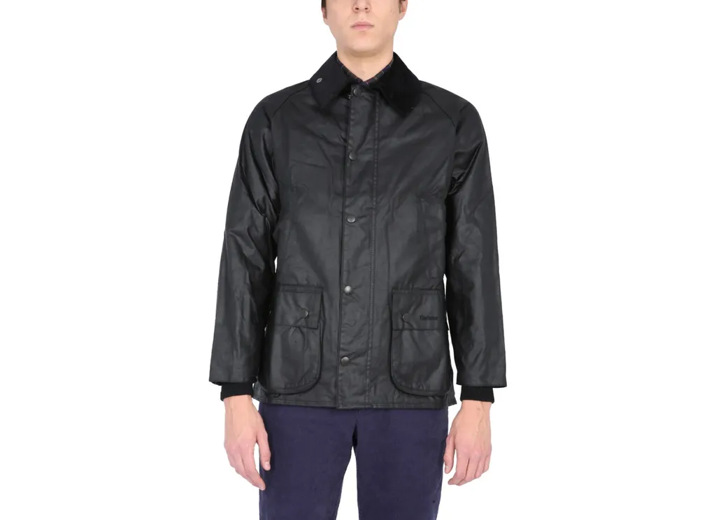 Embroidered-Logo Cotton Jacket