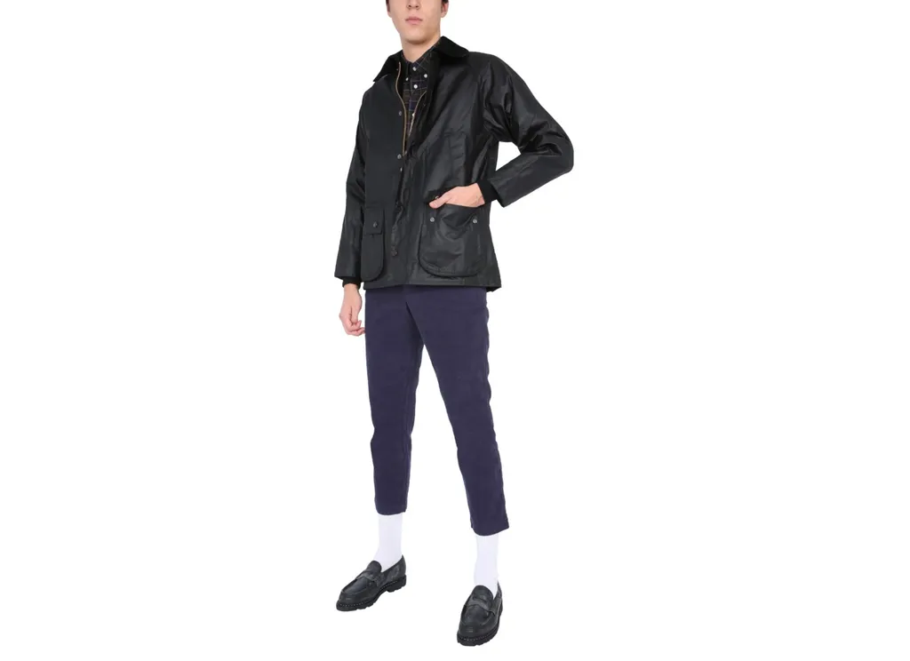 Embroidered-Logo Cotton Jacket
