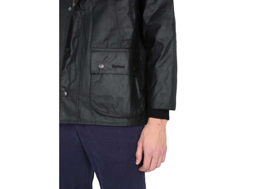 Embroidered-Logo Cotton Jacket