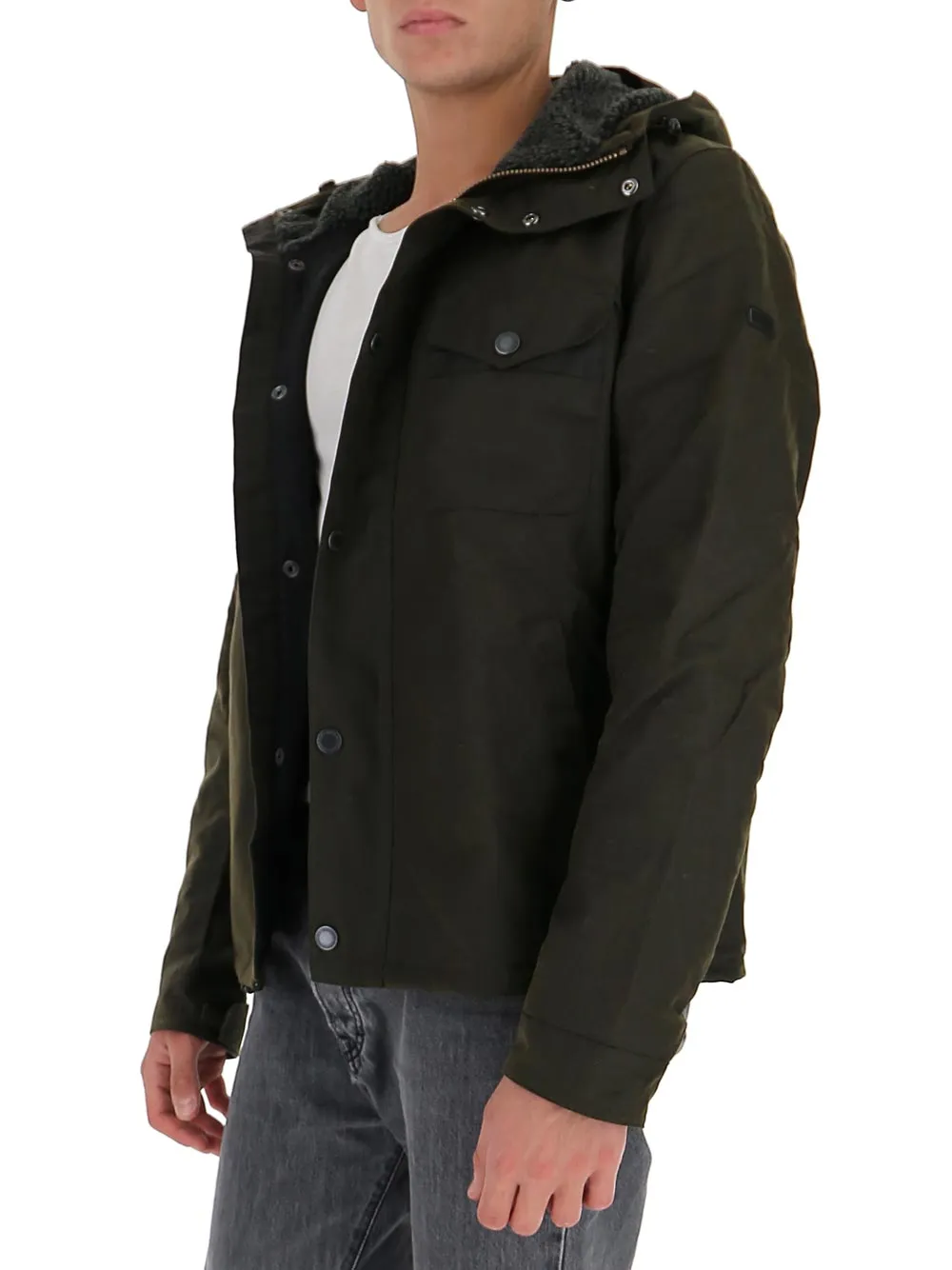 High Neck Zipped Jacket