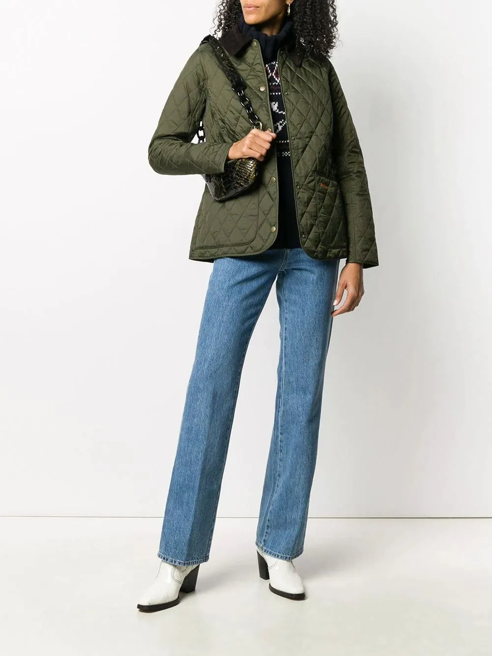 Annandale Quilted Press-Stud Fastened Jacket