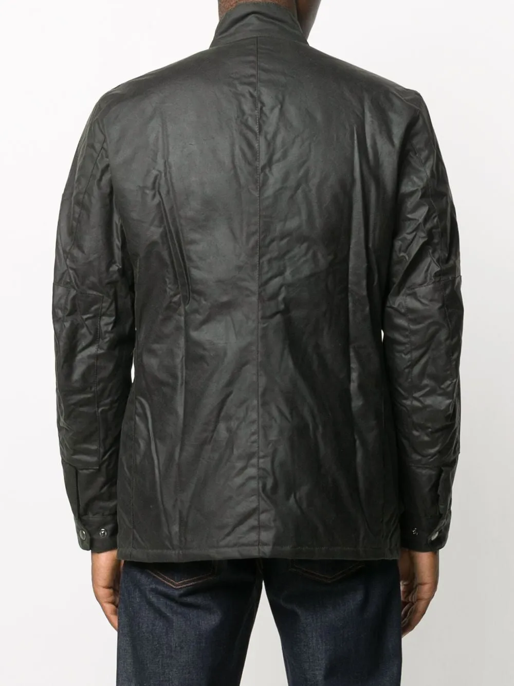 Wax-Coated Zipped Jacket