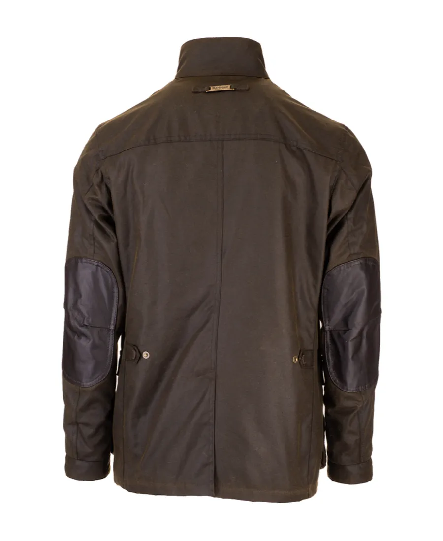Ogston High-Neck Waxed Jacket