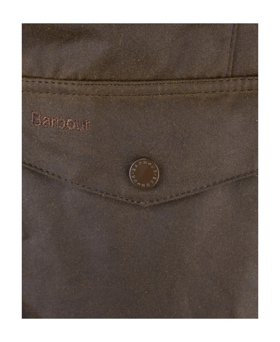 Ogston High-Neck Waxed Jacket