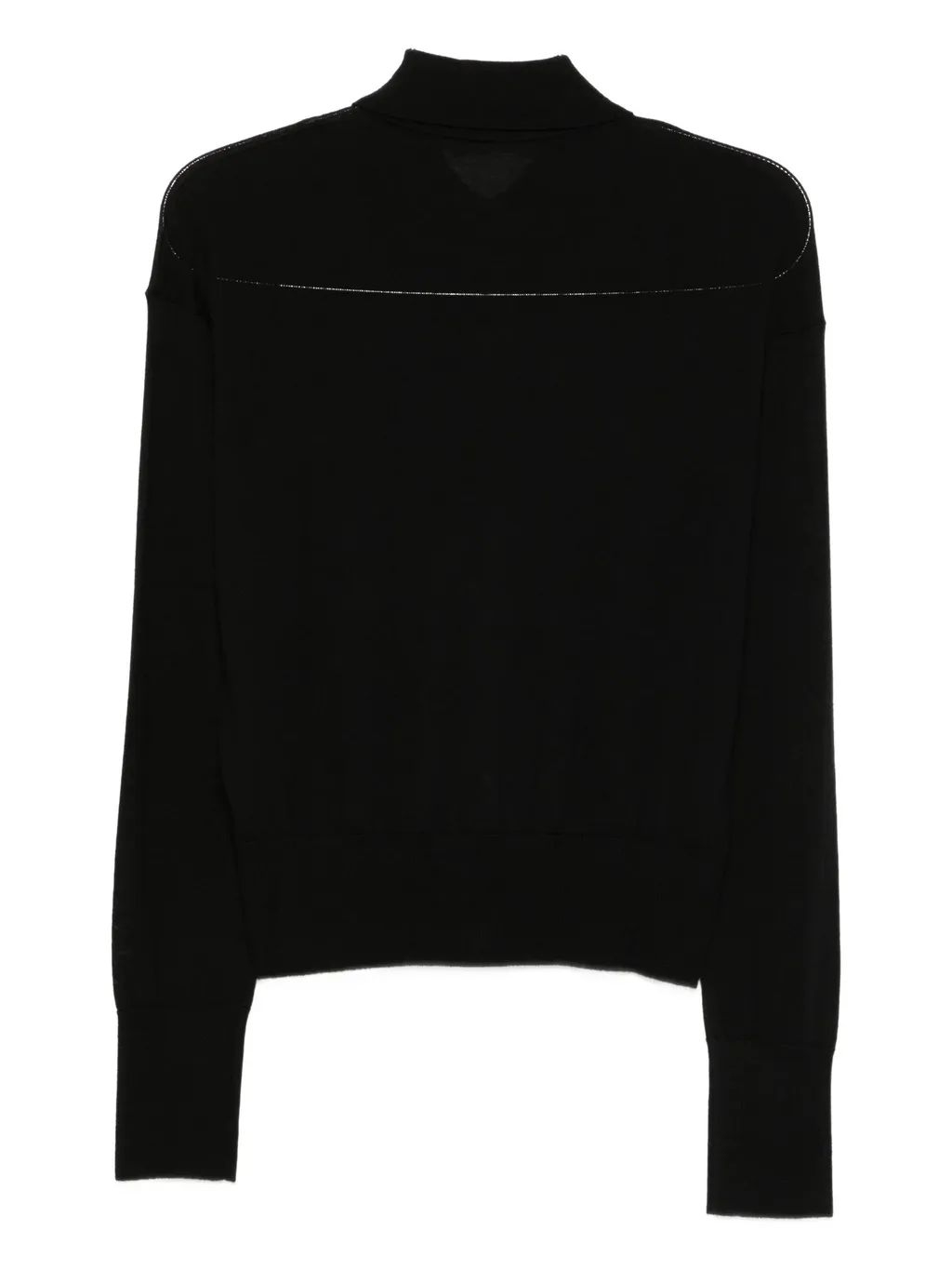 Buttoned Ribbed Cardigan