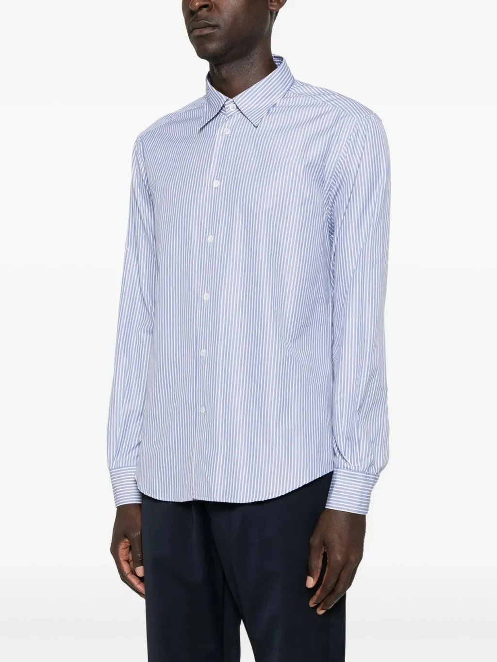 Striped Long-Sleeved Shirt
