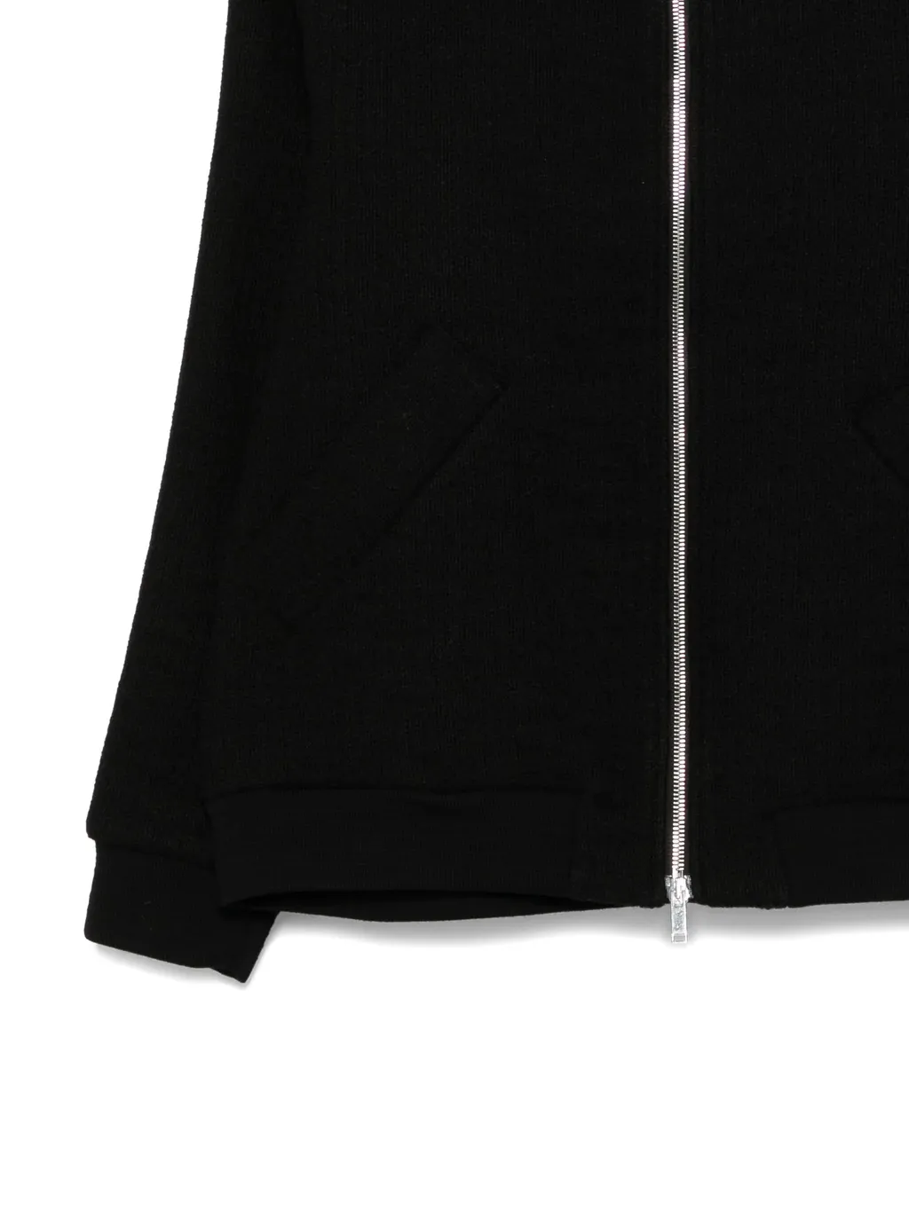 Zip-Front Ribbed Jacket