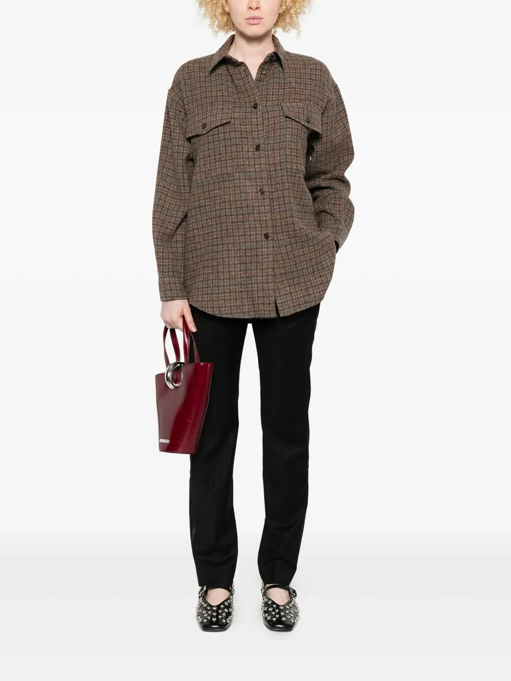 Satin-Trimmed Trousers