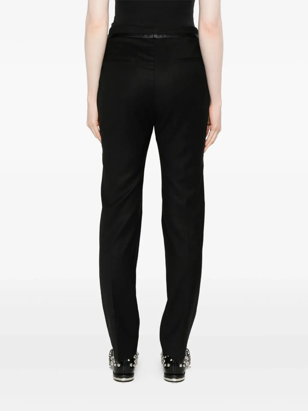 Satin-Trimmed Trousers