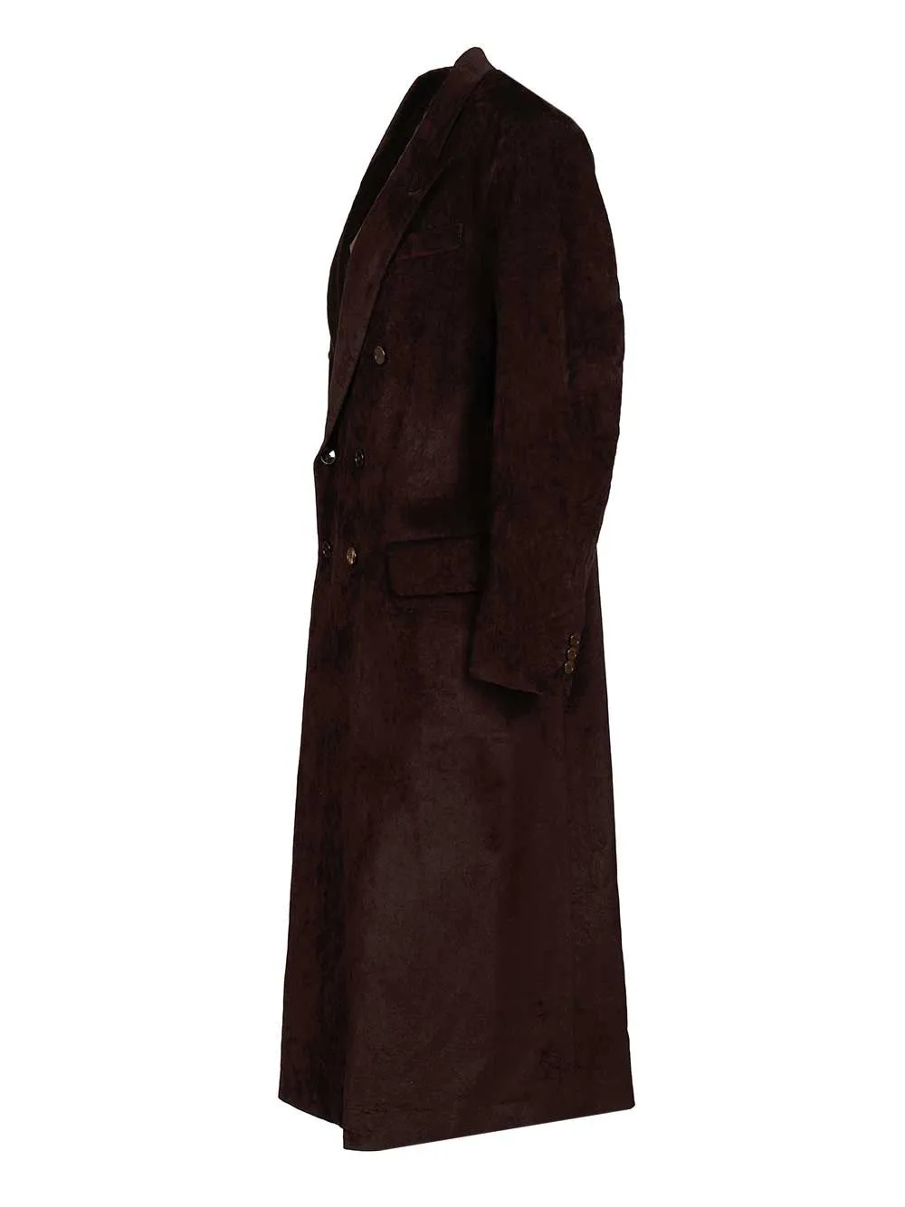 Double-Breasted Long Sleeved Coat