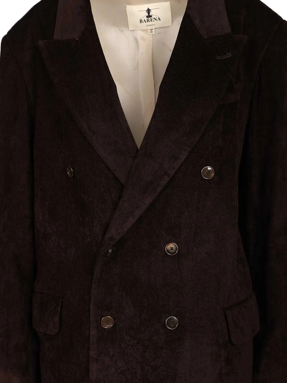 Double-Breasted Long Sleeved Coat