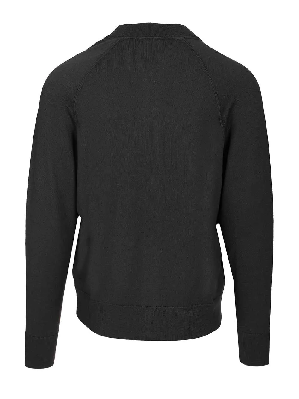 Zip-Front Raglan-Sleeve Cardigan